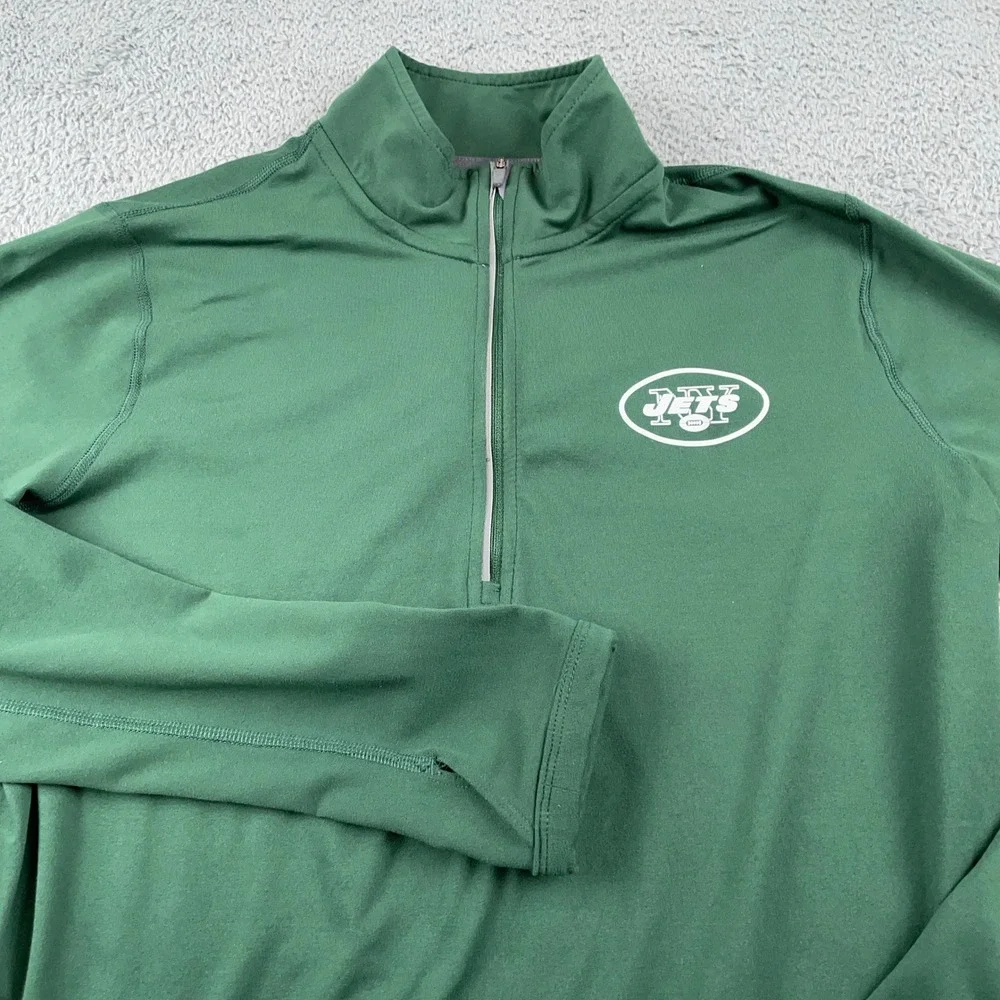 New York Jets Pullover Mens XL Green Nike Dri Fit Team Apparel Performance